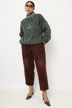 Imagem do Pulover verde tricot vintage