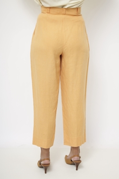 Calça linho laranja GREGORY - comprar online