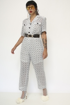 Conjunto branco estampa CALÇA + CAMISA - comprar online