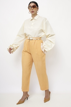 Calça linho laranja GREGORY - comprar online