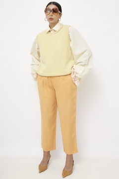 Colete amarelo vintage VIA VENETO - comprar online