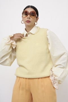 Colete amarelo vintage VIA VENETO