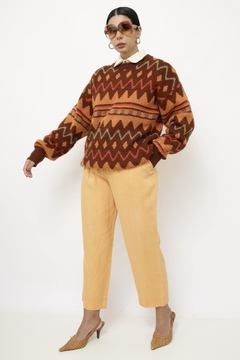 Pulover vintage 90´s laranja na internet
