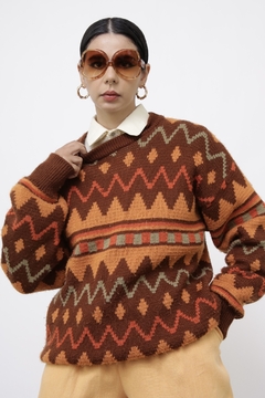 Pulover vintage 90´s laranja - loja online