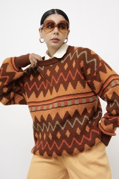 Pulover vintage 90´s laranja