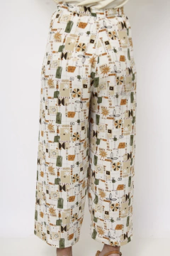 Imagem do Calça estampada cintura alta