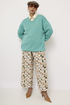 Pulover lacoste verde vintage - Capichó Brechó