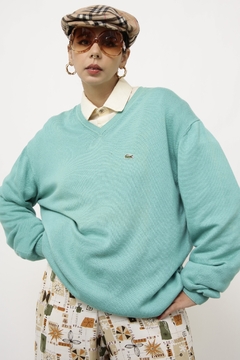 Pulover lacoste verde vintage