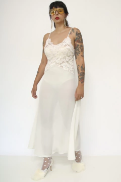 Camisola transparência renda vintage - loja online