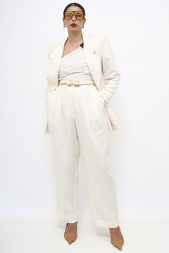 Blazer creme MAGI ROUUFF vintage - Capichó Brechó