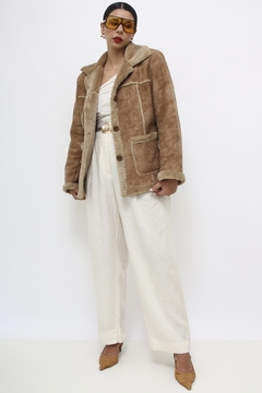 Casaco todo forrado pelo vintage - comprar online