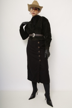 Cinto western marrom branco - comprar online