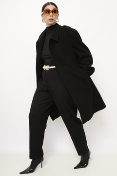 Casaco preto classico LÃ PRESTON FIELD - comprar online