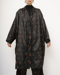 Conjunto preto bordado CALÇA + KIMONO - loja online