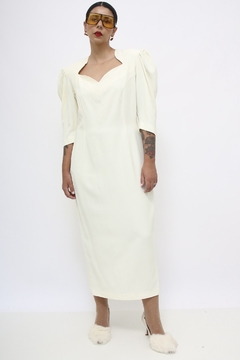Vestido longo off-site ombreira chic - loja online