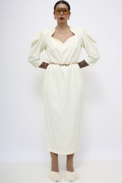 Imagem do Vestido longo off-site ombreira chic