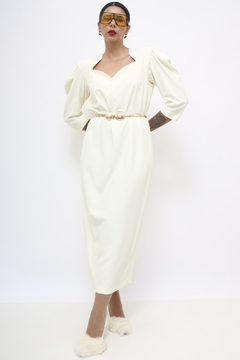 Vestido longo off-site ombreira chic - loja online