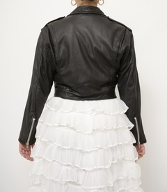 Imagem do Jaqueta couro biker cropeed vintage