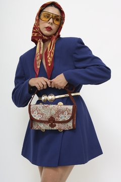 Bolsa estampada com vinho vintage - comprar online