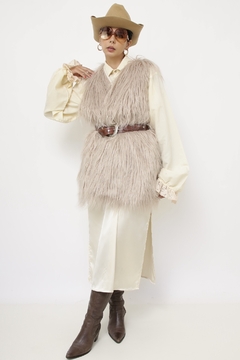 Cinto couro caramelo fivela removivel western - comprar online