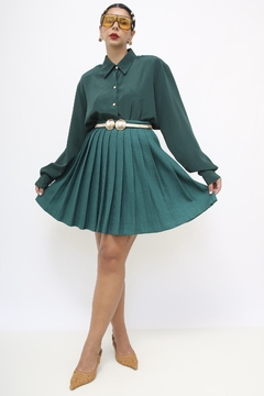 Camisa verde manga longa - comprar online