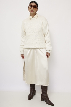 Pulover vintage textura grosso - comprar online