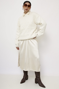 Pulover vintage textura grosso - loja online