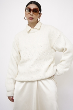 Pulover vintage textura grosso - comprar online
