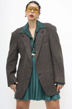Blazer 100% la marrom vintage - loja online