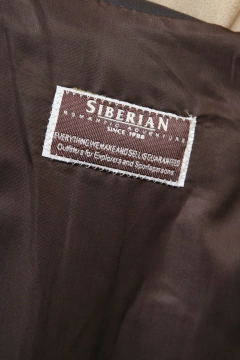 Colete 100% couro siberian marrom forrado - Capichó Brechó
