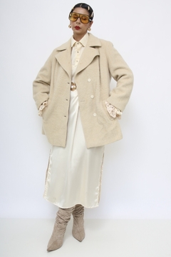 Casaco 100% la creme forrado vintage