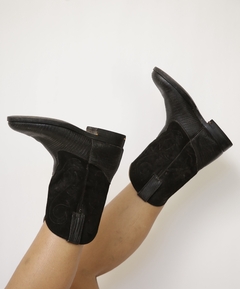 Bota western preta couro 37.5 na internet