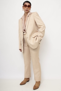 Imagem do Conjunto alfaiataria bege BLAZER + CALÇA