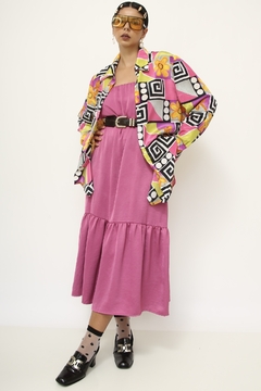 Imagem do Camisa estampa rosa recortes flores Jar Mod
