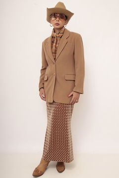 Imagem do Blazer lã bege vintage