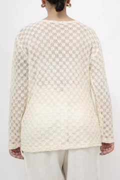 Blusa manga longa renda na internet