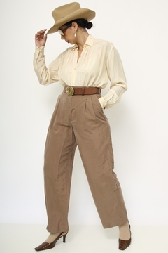 Camisa 100 % seda vintage - comprar online