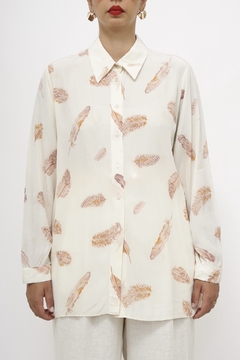 Camisa atelie parisiense penas - comprar online