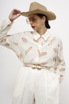 Camisa atelie parisiense penas - loja online