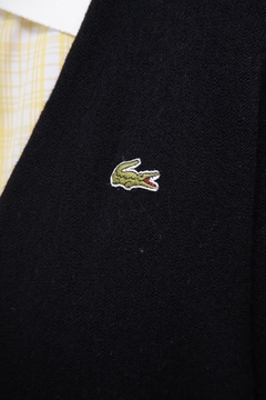 Cardigan lacoste preto classico - Capichó Brechó