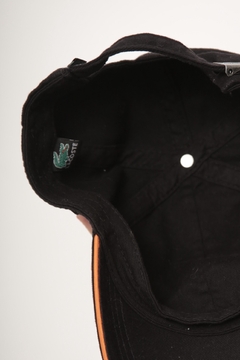 Bone preto LACOSTE jacare laranja - comprar online