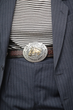 fivela cavalo dorado prata WESTERN COWBOY WILD HORSE