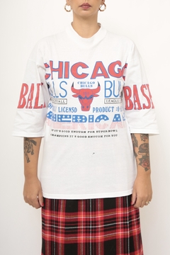 Camiseta CHICAGO BULLS mng 3/4 - loja online