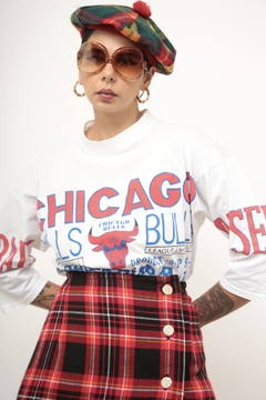 Camiseta CHICAGO BULLS mng 3/4 - Capichó Brechó