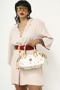 Bolsa branca estampa color det bege - comprar online