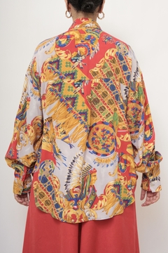 Camisa estampa indio algodão - comprar online