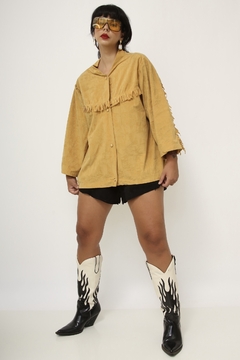 Imagem do Camisa amarela franja vintage