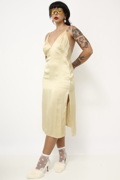 SLEEP DRESS LOULOU 100% seda vintage - Capichó Brechó