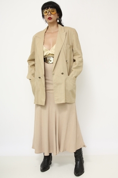 Imagem do Blazer rami vintage bege ombreira