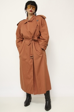 Imagem do Trench Coat telha ombreira longo forrado